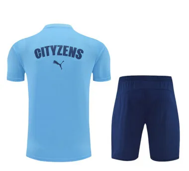 Tenue d'entraînement bleu clair du Manchester City 25-26