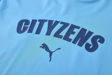 Tenue d'entraînement bleu clair du Manchester City 25-26