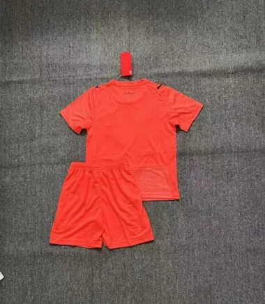 25-26 Manchester City orange goalkeeper kid kit