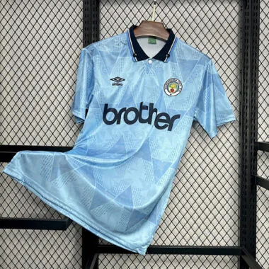 89-91 Manchester City home retro jersey
