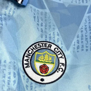 89-91 Manchester City home retro jersey