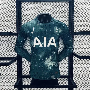 Tottenham Third away green long sleeve player version jersey