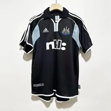 00-01 Newcastle away black retro jersey