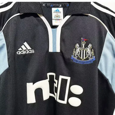 00-01 Newcastle away black retro jersey
