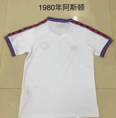 1980 Aston Villa away white
