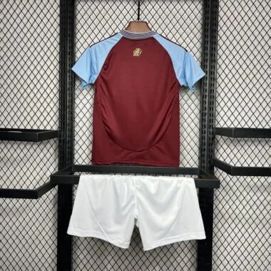 24-25 Aston Villa home kid kit
