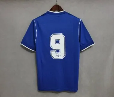 86-87 Everton home blue