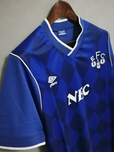 86-87 Everton home blue