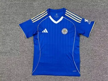 25-26 Leicester City home soccer jersey