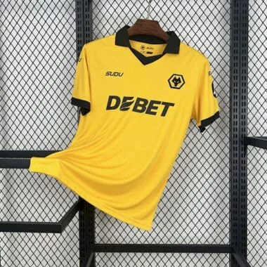 25-26 Camisola de futebol da casa dos Wolves