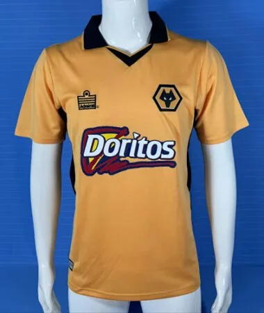 Retro Wolverhampton Wanderers 2002/04 home soccer jersey size S-2XL