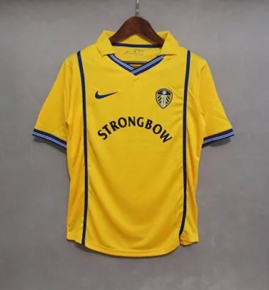 00-01 Camisola amarela de jogo fora do Leeds United