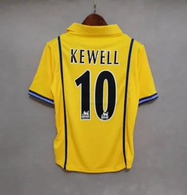 00-01 Camisola amarela de jogo fora do Leeds United