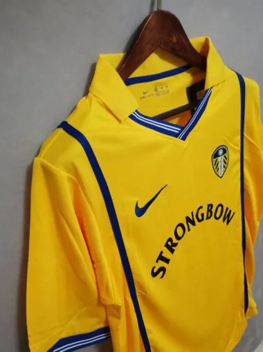 00-01 Camisola amarela de jogo fora do Leeds United
