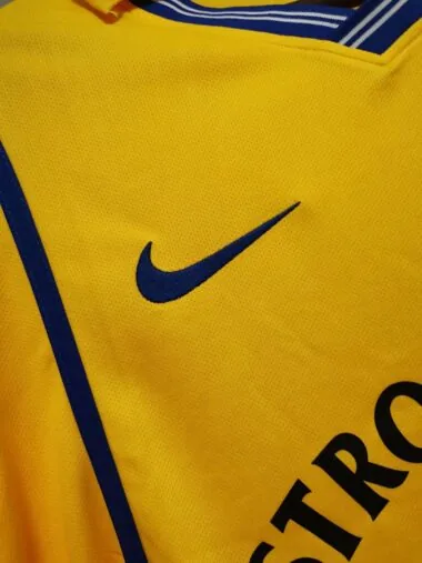 00-01 Camisola amarela de jogo fora do Leeds United