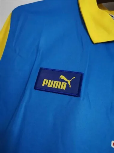 1998 Leeds United, equipamento de deslocado azul/amarelo