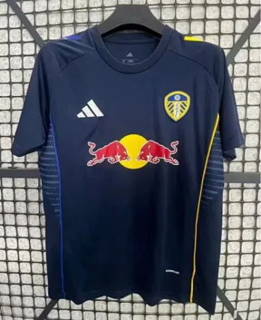 Camisa de treino azul do Leeds United, n.º 25-26