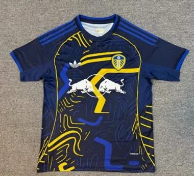 Camisa especial azul do Leeds, n.º 25-26