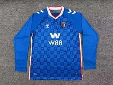 25-26 Camisola de futebol de manga comprida do Sunderland (jogo fora de casa), tamanhos S-2XL