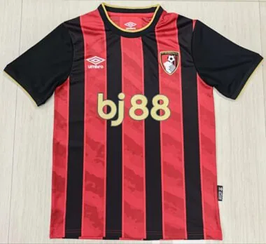 Camisa de futebol do Bournemouth para jogos em casa, n.º 25-26
