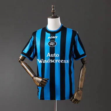 Camisola de futebol retro do Birmingham City, época 1996/97, para jogos em casa, tamanhos S-XXL