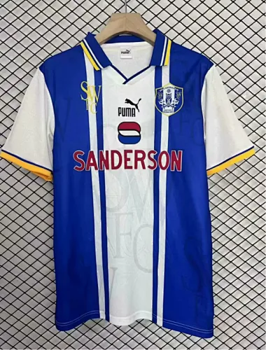 Camisa de jogo em casa retro do Sheffield Wednesday de 1997