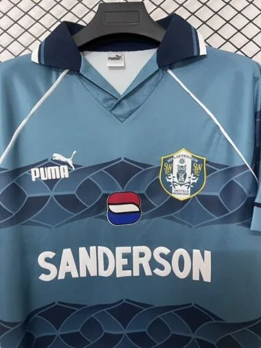 Camisa de jogo fora de casa retro do Sheffield Wednesday de 1997