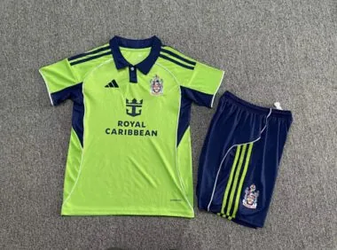 Fulham 2025/26 - Camisola de jogo fora para criança, tamanhos 16-28