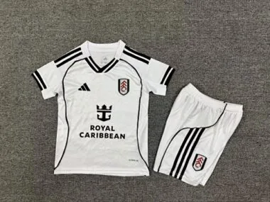 Fulham 2025/26 - Camisola de casa para criança, tamanhos 16-28