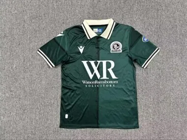 Camisa de futebol do Blackburn Rovers F.C. para jogos fora de casa da época 2025/26
