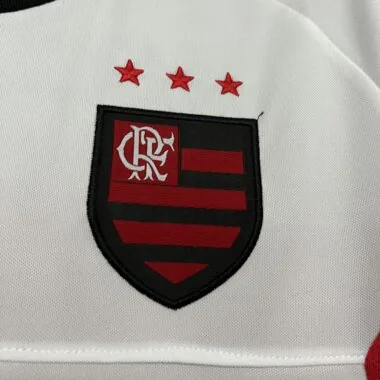 01-02 flamengo away white retro jersey