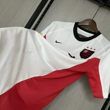 01-02 flamengo away white retro jersey
