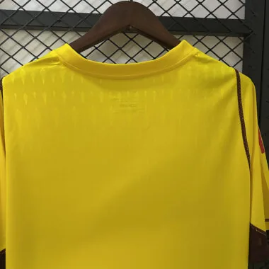25-26 Edição limitada da camisola de guarda-redes amarela do Flamengo
