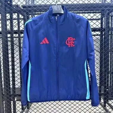 25-26 Flamengo blue windbreaker