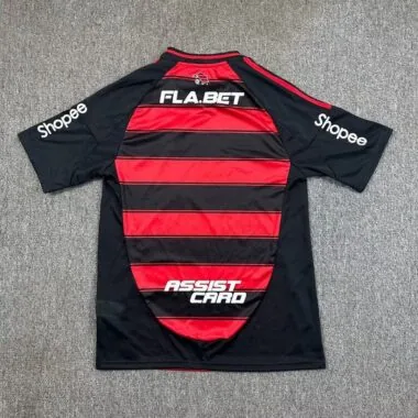 25-26 Flamengo home jersey with sponsor