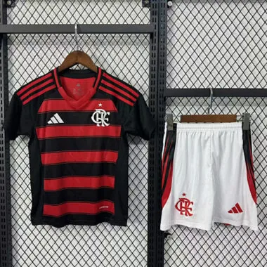 25-26 Flamengo home kid kit