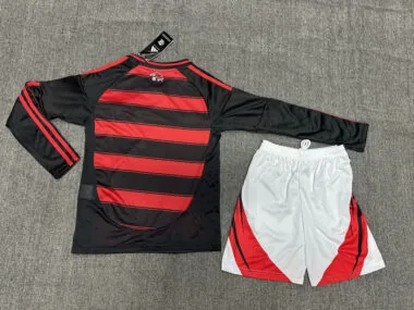 25-26 Flamengo home long sleeve kid kit