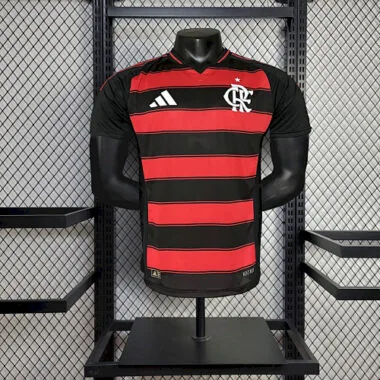 Camiseta de jugador del Flamengo para partidos en casa, números 25 y 26