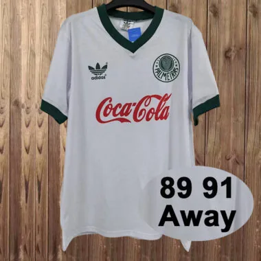 89-91 Palmeiras away retro jersey