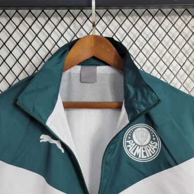 Palmeiras Windbreaker White-Green