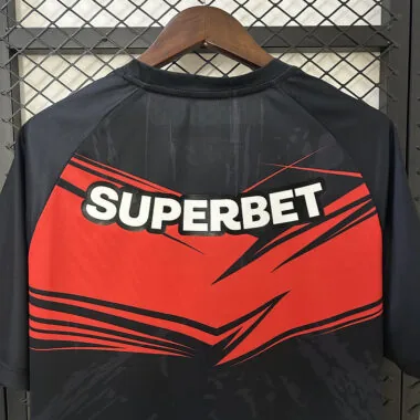 25-26 Sao Paulo red and black training jersey