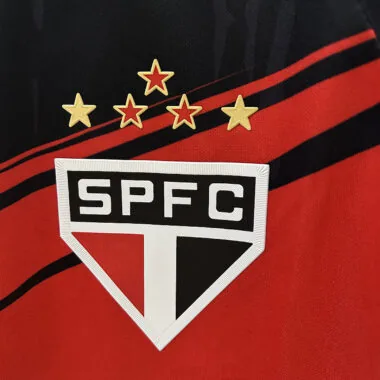 25-26 Sao Paulo red and black training jersey