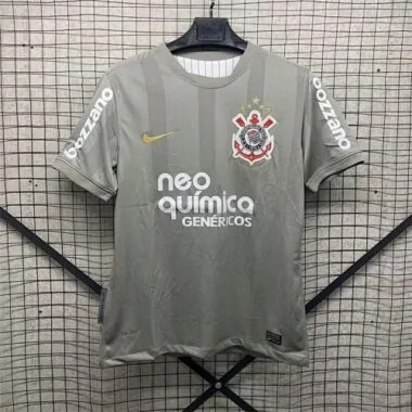 Maglia retrò grigia dei Corinthians del 2010