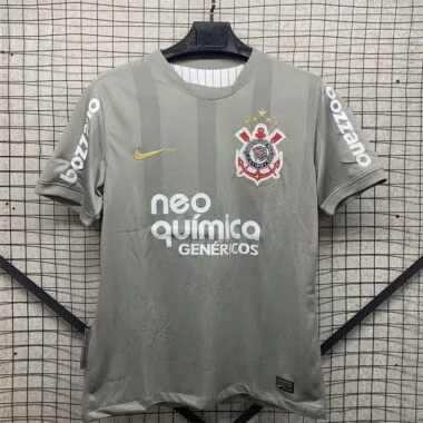 Camiseta retro gris de los Corinthians de 2010