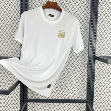 25-26 Santos Pele 1.000 GOLS White Jersey