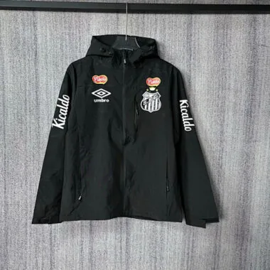 25-26 Santos black windbreaker