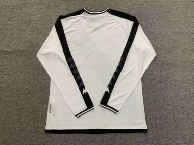 Camiseta blanca de manga larga del Vasco da Gama para partidos fuera de casa, 24-25