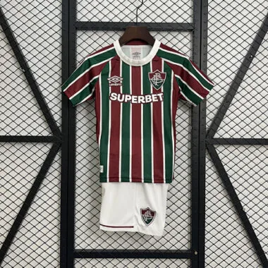 25-26 Fluminense home kid kit size: 16-28