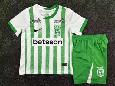 25-26 Atletico Nacional home kid kit