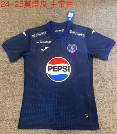 Maglia da calcio Motagua 24-25, blu reale, da casa